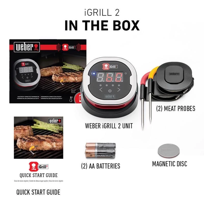 Cheap 🎁 Weber iGrill 2 Digital Bluetooth Enabled Grill/Meat Thermometer ✨ 7 Cheap 🎁 Weber iGrill 2 Digital Bluetooth Enabled Grill/Meat Thermometer ✨ - Image 7
