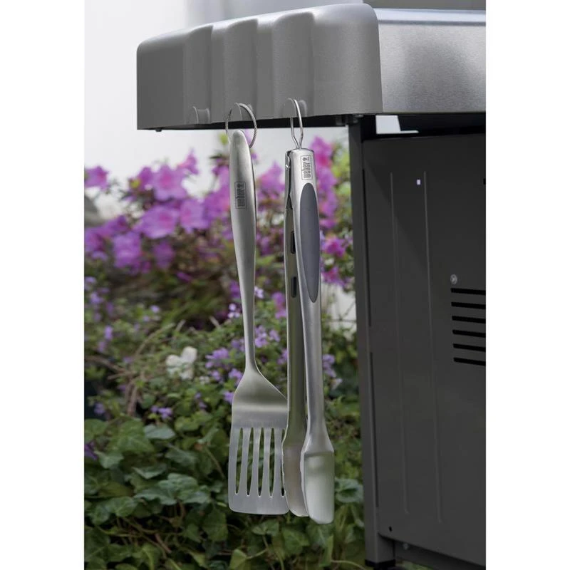 Brand new ๐ Weber Deluxe Stainless Steel Black/Silver Grill Tool Set 2 pc โ 4 Brand new ๐ Weber Deluxe Stainless Steel Black/Silver Grill Tool Set 2 pc โ - Image 4