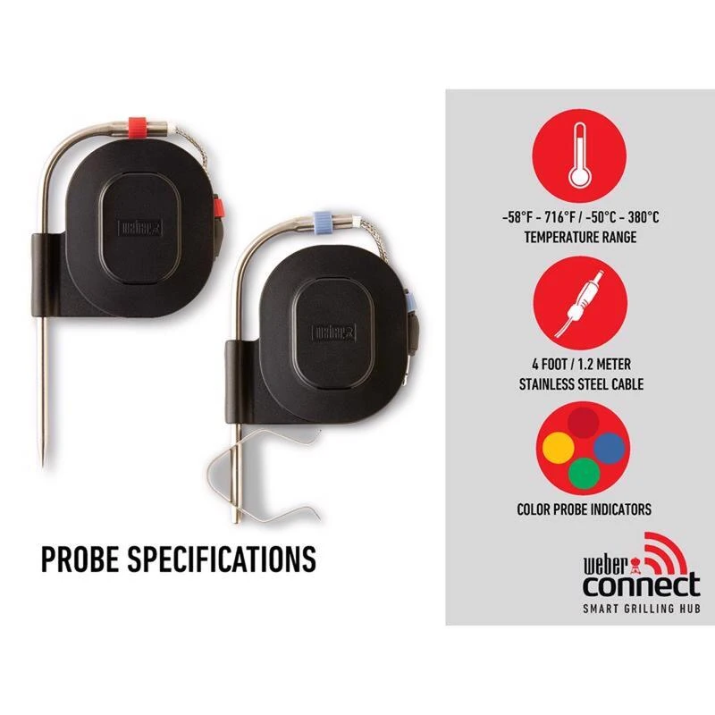 Wholesale โ๏ธ Weber Connect Digital WiFi Enabled Bluetooth Enabled Grill/Meat Thermometer ๐ฏ 8 Wholesale โ๏ธ Weber Connect Digital WiFi Enabled Bluetooth Enabled Grill/Meat Thermometer ๐ฏ - Image 8
