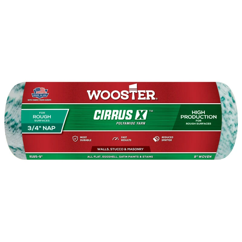 Coupon ✔️ Wooster Cirrus X Yarn 9 in. W X 3/4 in. Paint Roller Cover 1 pk ⭐ 1 Coupon ✔️ Wooster Cirrus X Yarn 9 in. W X 3/4 in. Paint Roller Cover 1 pk ⭐