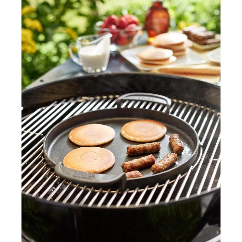 Brand new π Weber Gourmet BBQ System Cast Iron/Porcelain Grill Top Griddle 15.2 in. L X 12 in. W 1 pk β€οΈ 9 Brand new π Weber Gourmet BBQ System Cast Iron/Porcelain Grill Top Griddle 15.2 in. L X 12 in. W 1 pk β€οΈ - Image 9