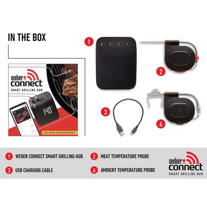 Wholesale โ๏ธ Weber Connect Digital WiFi Enabled Bluetooth Enabled Grill/Meat Thermometer ๐ฏ 7 Wholesale โ๏ธ Weber Connect Digital WiFi Enabled Bluetooth Enabled Grill/Meat Thermometer ๐ฏ - Image 7