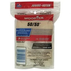 Best reviews of 😉 Wooster Jumbo Koter 50/50 Lambswool Polyester 4.5 in. W X 1/2 in. Paint Roller Cover 2 pk ✨ -Outlet Weber Store 1ad28bdc 6a8e 4239 b2fa d2e75940cc53