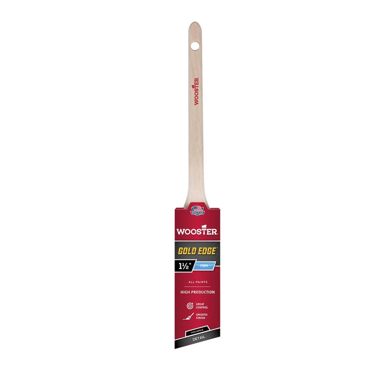 Best Sale ✨ Wooster Gold Edge 1-1/2 in. Thin Angle Paint Brush ❤️ 1 Best Sale ✨ Wooster Gold Edge 1-1/2 in. Thin Angle Paint Brush ❤️