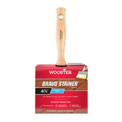New 🌟 Wooster Bravo Stainer 4-3/4 in. Flat Stain Brush ⭐