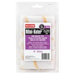 Outlet 🧨 Wooster Mini-Koter Yarn 4 in. W Mini Paint Roller Cover 10 pk 🎉
