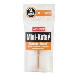 Outlet โ๏ธ Wooster Mini-Koter Mohair Blend 4 in. W Mini Paint Roller Cover 2 pk ๐ฅฐ
