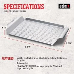 Wholesale ✔️ Weber Stainless Steel Grilling Pan 17.4 in. L X 11.8 in. W 1 pk 🛒 8 Wholesale ✔️ Weber Stainless Steel Grilling Pan 17.4 in. L X 11.8 in. W 1 pk 🛒 -Outlet Weber Store 3bcd0387 6dc0 48d3 a528 cd3299020b83