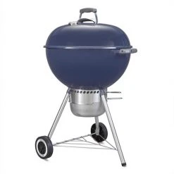 Best reviews of 🤩 Weber 22 in. Original Kettle Premium Charcoal Grill Indigo Blue 💯
