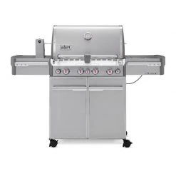 Hot Sale ✨ Weber Summit S-470 4 Burner Liquid Propane Grill Stainless Steel 👏