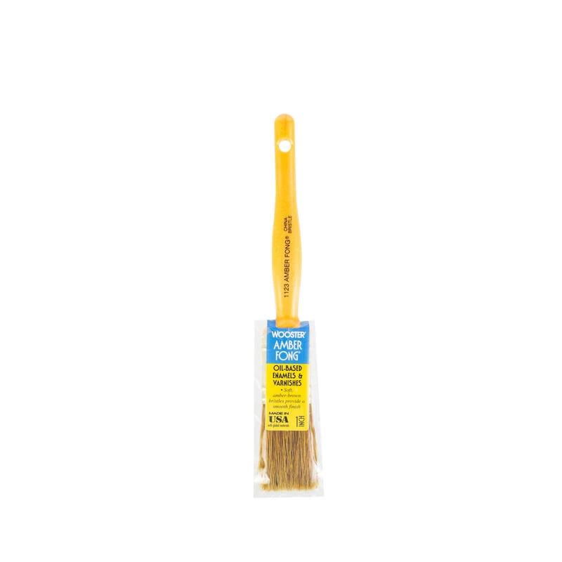 Best deal ❤️ Wooster Amber Fong 1 in. Flat Paint Brush ✨ 1 Best deal ❤️ Wooster Amber Fong 1 in. Flat Paint Brush ✨