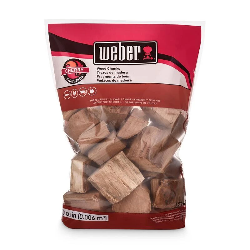 Budget โ๏ธ Weber Firespice Cherry All Natural Cherry Wood Smoking Chunks 350 cu in ๐ 1 Budget โ๏ธ Weber Firespice Cherry All Natural Cherry Wood Smoking Chunks 350 cu in ๐