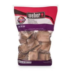 Outlet ⭐ Weber Firespice Mesquite All Natural Mesquite Wood Smoking Chunks 350 cu in 🤩