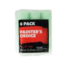 Buy 😍 Wooster Painter's Choice Fabric 9 in. W X 3/8 in. Paint Roller Cover 6 pk 🎉