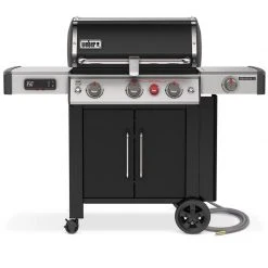 Best Sale 😀 Weber Genesis II EX-335 3 Burner Natural Gas Bluetooth Grill Black 🔥