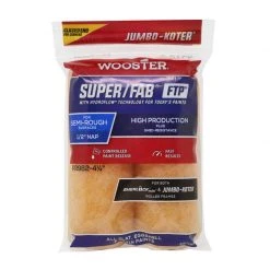 Deals ❤️ Wooster Super/Fab 4-1/2 in. W X 1/2 in. Jumbo Paint Roller Cover 2 pk 💯