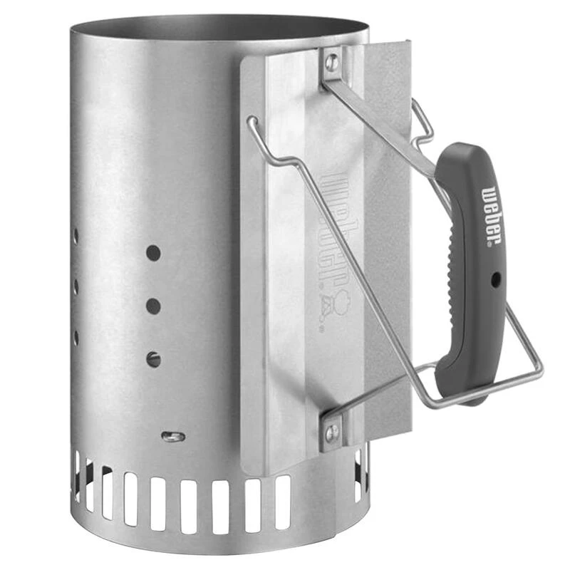 Outlet ✔️ Weber Steel Chimney Starter 12.7 in. L X 8.1 in. W ⌛ 1 Outlet ✔️ Weber Steel Chimney Starter 12.7 in. L X 8.1 in. W ⌛