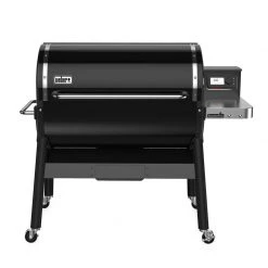 Promo 👍 Weber SmokeFire EX6 2nd Gen Wood Pellet WiFi Grill Black ✨