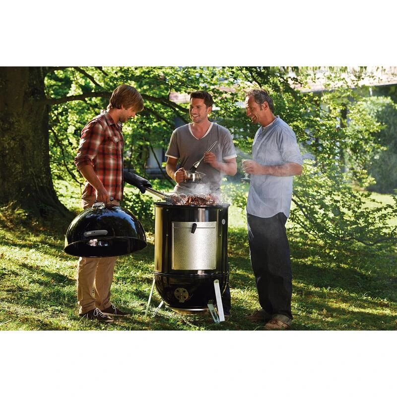 Brand new 🥰 Weber Smokey Mountain Charcoal/Wood Bullet Smoker Black ⭐ 9 Brand new 🥰 Weber Smokey Mountain Charcoal/Wood Bullet Smoker Black ⭐ - Image 9