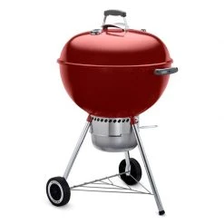 Deals 👏 Weber 22 in. Original Kettle Premium Charcoal Grill Crimson ⌛