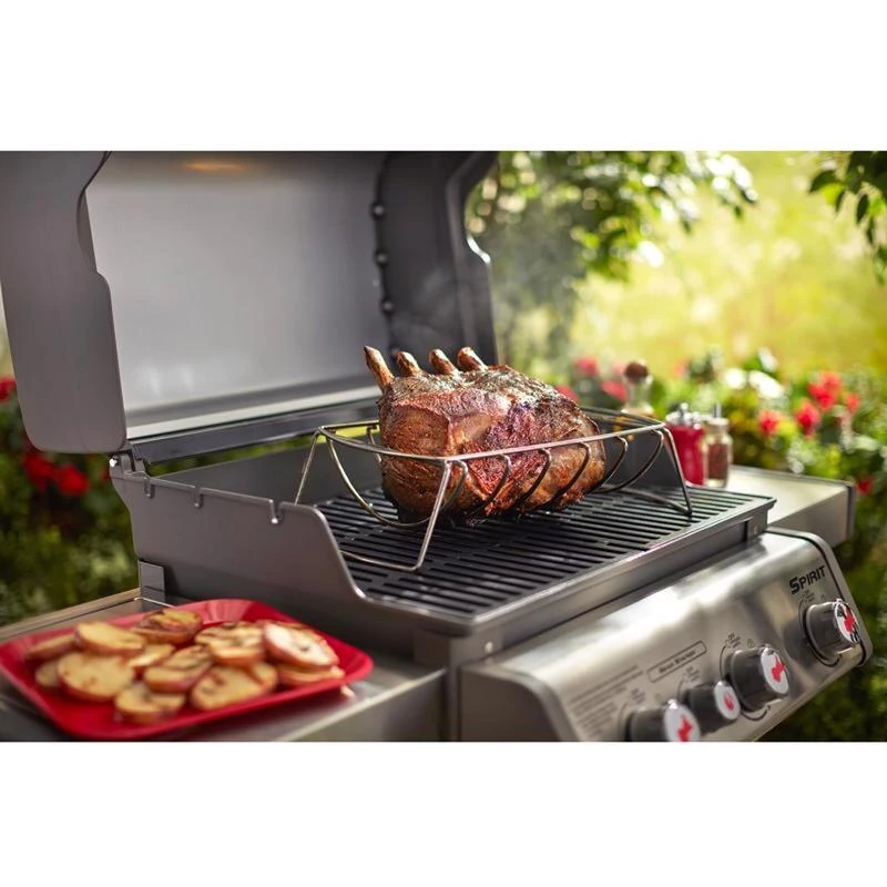 Outlet ⭐ Weber Steel Roasting Rack 17.1 in. L X 10.5 in. W 1 pk ❤️ 7 Outlet ⭐ Weber Steel Roasting Rack 17.1 in. L X 10.5 in. W 1 pk ❤️ - Image 7