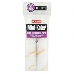 Deals 🎉 Wooster Mini-Koter Yarn 6 in. W Mini Paint Roller Cover 2 pk 👍