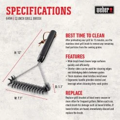 Hot Sale ✔️ Weber Grill Brush 1.09 in. H X 12 in. L X 7.09 in. W 1 pk ❤️ 6 Hot Sale ✔️ Weber Grill Brush 1.09 in. H X 12 in. L X 7.09 in. W 1 pk ❤️ -Outlet Weber Store 74131733 1f9d 4156 a01f 6b332044d16b