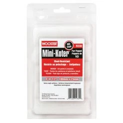 New ✔️ Wooster Mini-Koter Fabric 4 in. W X 1/2 in. Mini Paint Roller Cover 10 pk 😍
