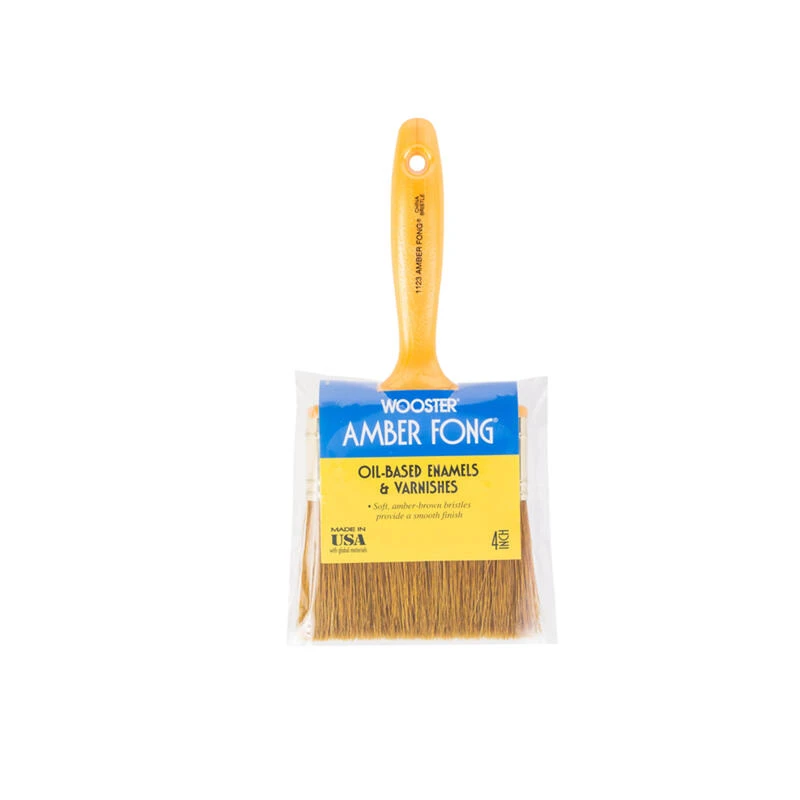 Best deal β€οΈ Wooster Amber Fong 4 in. Flat Oil-Based Paint Brush π 1 Best deal β€οΈ Wooster Amber Fong 4 in. Flat Oil-Based Paint Brush π