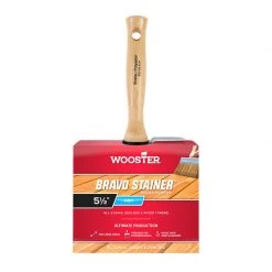 Hot Sale ✔️ Wooster Bravo Stainer 5-1/2 in. Flat Paint Brush 🎉