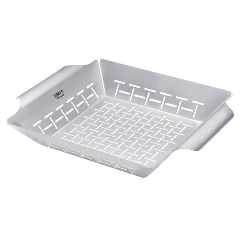 Brand new ⭐ Weber Stainless Steel Grill Basket 13.8 in. L X 11.8 in. W 1 pk ✨ 1 Brand new ⭐ Weber Stainless Steel Grill Basket 13.8 in. L X 11.8 in. W 1 pk ✨
