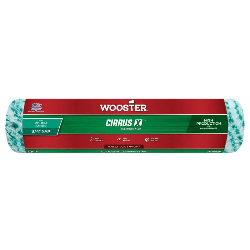 Outlet π Wooster Cirrus X Yarn 14 in. W X 3/4 in. Paint Roller Cover 1 pk π€© 1 Outlet π Wooster Cirrus X Yarn 14 in. W X 3/4 in. Paint Roller Cover 1 pk π€©