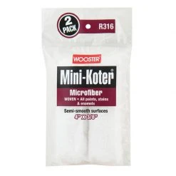 Best Pirce โ Wooster Mini-Koter Microfiber 4 in. W X 3/8 in. Mini Paint Roller Cover 2 pk โ๏ธ