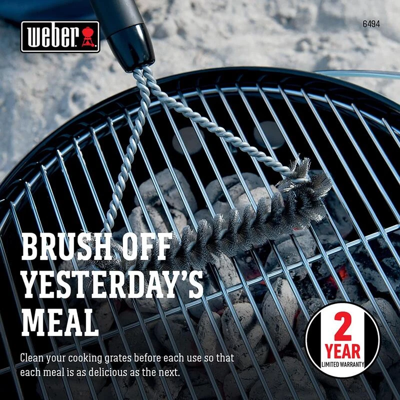 Hot Sale ✔️ Weber Grill Brush 1.09 in. H X 12 in. L X 7.09 in. W 1 pk ❤️ 2 Hot Sale ✔️ Weber Grill Brush 1.09 in. H X 12 in. L X 7.09 in. W 1 pk ❤️ - Image 2
