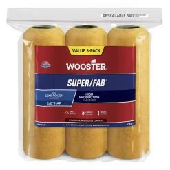 Coupon ❤️ Wooster Super/Fab Fabric 9 in. W X 1/2 in. Paint Roller Cover 3 pk ✔️