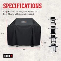 Deals ⌛ Weber Spirit 300 & Spirit II 300 Series Black Grill Cover ❤️ 7 Deals ⌛ Weber Spirit 300 & Spirit II 300 Series Black Grill Cover ❤️ -Outlet Weber Store af13cdfe 7eb4 4c00 83e8 d6ad7137f31b