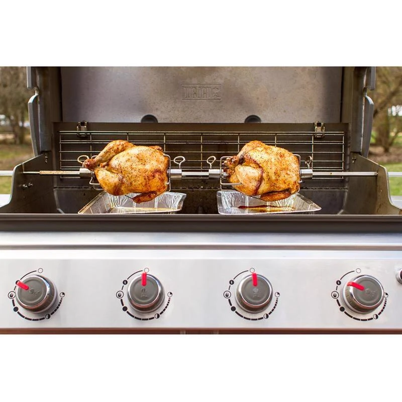 Coupon ✔️ Weber Genesis 400/600 Series Stainless Steel Grill Rotisserie 55.7 in. L X 4.4 in. W 1 pk 🎁 4 Coupon ✔️ Weber Genesis 400/600 Series Stainless Steel Grill Rotisserie 55.7 in. L X 4.4 in. W 1 pk 🎁 - Image 4
