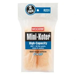 Best Pirce โ Wooster Mini-Koter Fabric 4 in. W X 1/2 in. Mini Paint Roller Cover 2 pk ๐คฉ