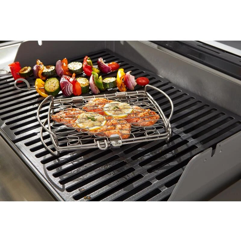 Hot Sale ๐ Weber Stainless Steel Grill Basket 11 in. L X 8.1 in. W 1 pk ๐ 2 Hot Sale ๐ Weber Stainless Steel Grill Basket 11 in. L X 8.1 in. W 1 pk ๐ - Image 2