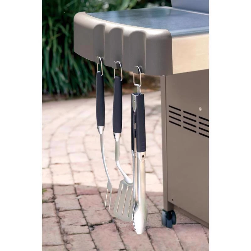 Budget 🤩 Weber Premium Stainless Steel Black/Silver Grill Tool Set 3 pc ✔️ 4 Budget 🤩 Weber Premium Stainless Steel Black/Silver Grill Tool Set 3 pc ✔️ - Image 4