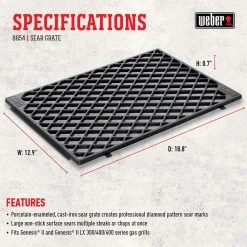 Hot Sale 🎉 Weber Searing Grate 18.8 in. L X 12.9 in. W 🛒 -Outlet Weber Store c02724a0 d760 49d2 b1b9 d79db710d998