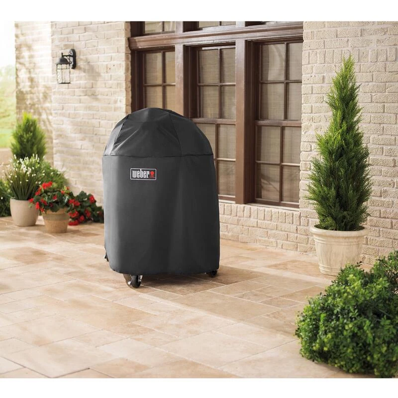 Hot Sale 🥰 Weber Summit Kamado E6 Grill Center Black Grill Cover 🔥 2 Hot Sale 🥰 Weber Summit Kamado E6 Grill Center Black Grill Cover 🔥 - Image 2