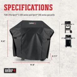 Best Pirce ๐ Weber Spirit 200 & Spirit II 200 Series Black Grill Cover โ๏ธ 7 Best Pirce ๐ Weber Spirit 200 & Spirit II 200 Series Black Grill Cover โ๏ธ -Outlet Weber Store c6c98156 7220 4f19 8236 52c1a1281633