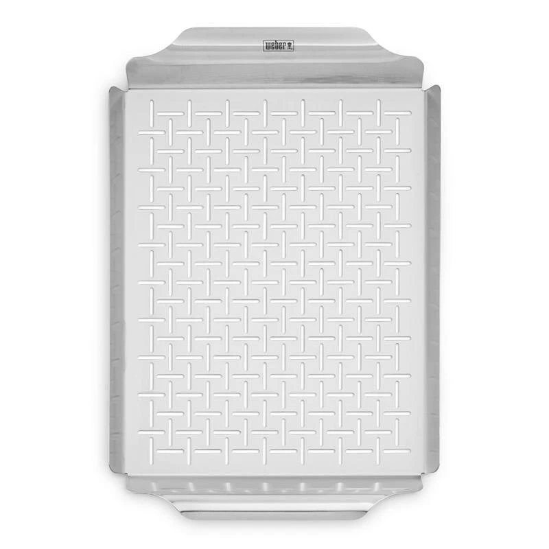 Wholesale ✔️ Weber Stainless Steel Grilling Pan 17.4 in. L X 11.8 in. W 1 pk 🛒 4 Wholesale ✔️ Weber Stainless Steel Grilling Pan 17.4 in. L X 11.8 in. W 1 pk 🛒 - Image 4