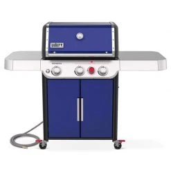Best Sale 🔥 Weber Genesis SP-E-325s 3 Burner Natural Gas Grill Deep Ocean Blue 🎁