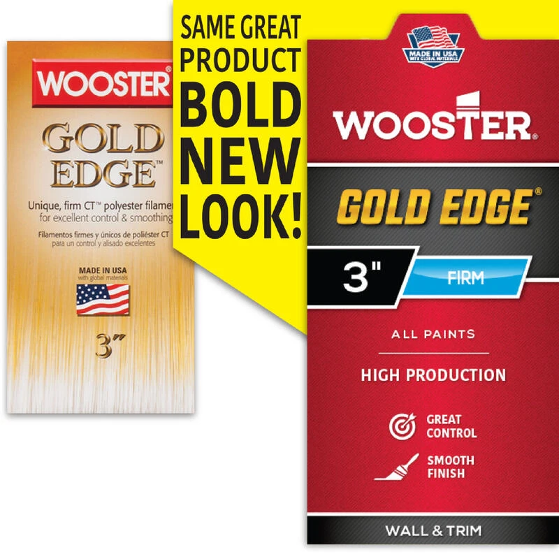 Best Sale ✨ Wooster Gold Edge 1-1/2 in. Thin Angle Paint Brush ❤️ 3 Best Sale ✨ Wooster Gold Edge 1-1/2 in. Thin Angle Paint Brush ❤️ - Image 3