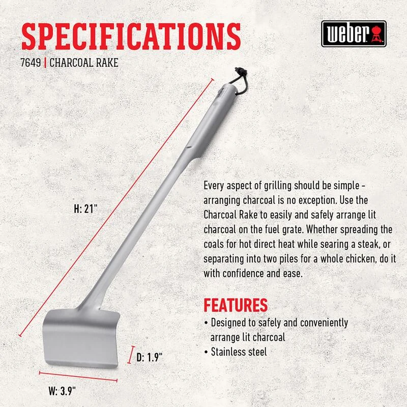 Buy 👏 Weber Stainless Steel 1.9 in. L X 3.9 in. W For Weber 🥰 3 Buy 👏 Weber Stainless Steel 1.9 in. L X 3.9 in. W For Weber 🥰 - Image 3