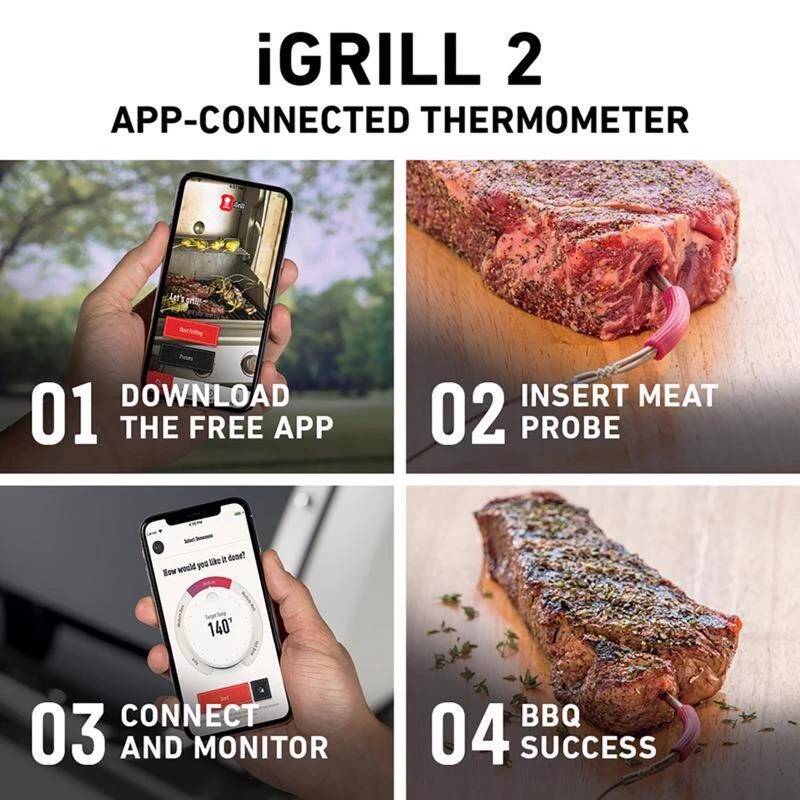 Cheap 🎁 Weber iGrill 2 Digital Bluetooth Enabled Grill/Meat Thermometer ✨ 8 Cheap 🎁 Weber iGrill 2 Digital Bluetooth Enabled Grill/Meat Thermometer ✨ - Image 8