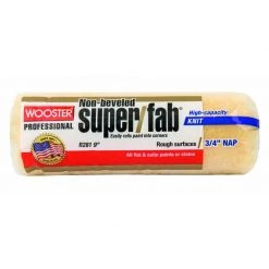 Best reviews of โค๏ธ Wooster Super/Fab Knit 9 in. W X 3/4 in. Regular Paint Roller Cover 1 pk โจ
