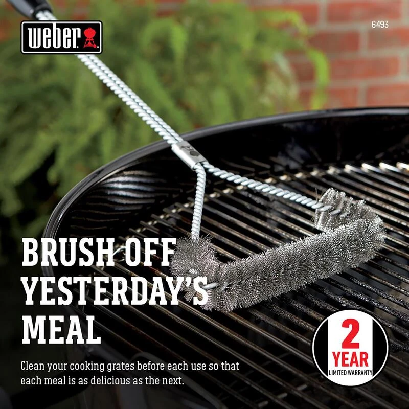 Promo ๐ Weber Grill Brush 1.09 in. H X 21 in. L X 7.09 in. W 1 pk ๐ 2 Promo ๐ Weber Grill Brush 1.09 in. H X 21 in. L X 7.09 in. W 1 pk ๐ - Image 2
